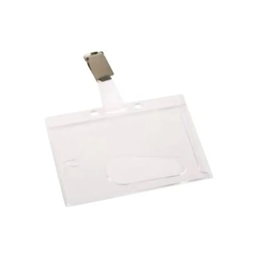 Sign porte-badge de nom - pour 54 x 86 mm - transparent (pack de 50)