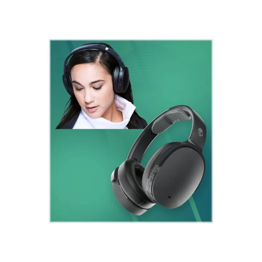 Skullcandy HESH ANC - Écouteurs sans fil avec micro - Suppresseur de bruit actif - noir