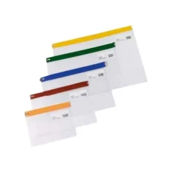 Snopake Zippa-Bag - Pochette renforcée zippée - 405 x 260 mm - disponible dans différentes couleurs