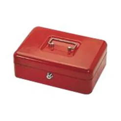 Solveig - Caisse à monnaie 25 x 18 x 9 cm - rouge