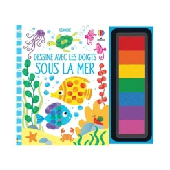 Sous la mer - Dessine avec les doigts - par Watt Fiona - livre à colorier