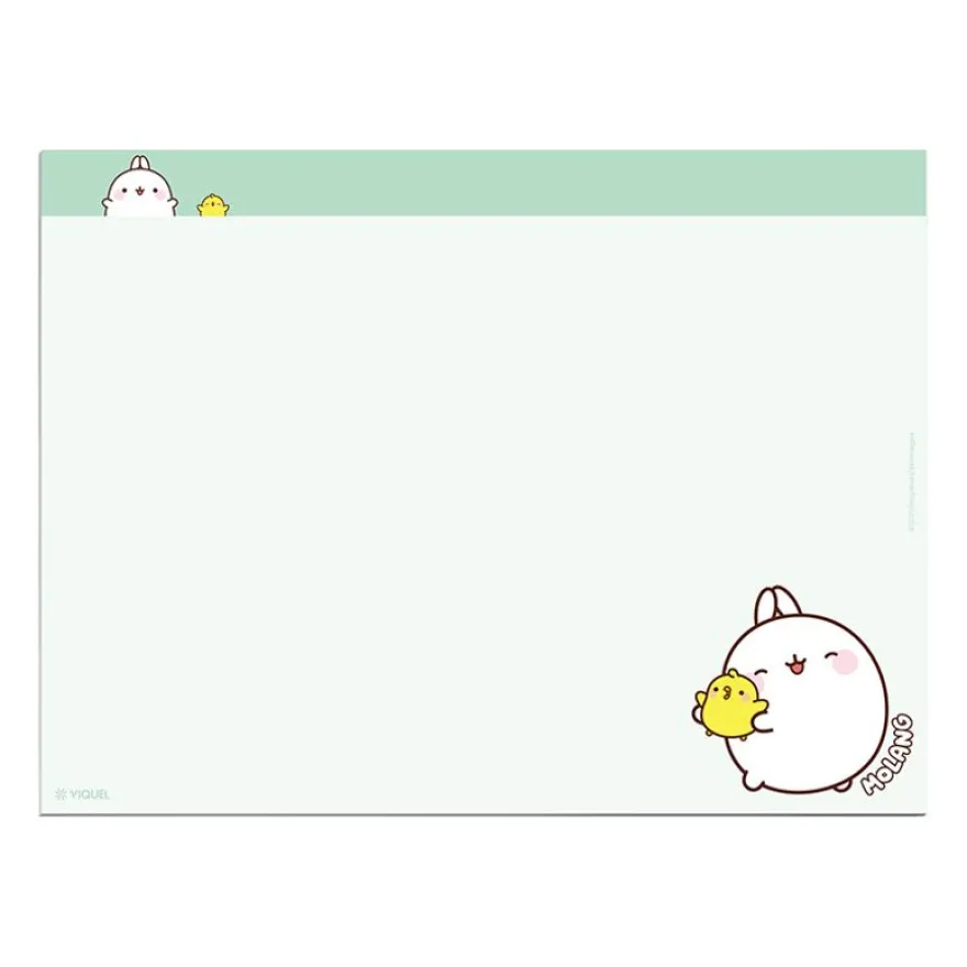 Sous-main bloc papier Molang - 30 x 40 cm - Assortis - Viquel
