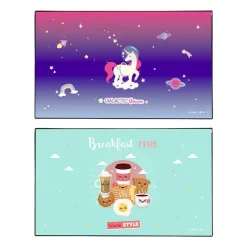 Sous-main Kawaii + Galactic Unicorn- 59,5 x 36,2 cm - Assortis - Viquel