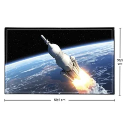 Sous-main Navette spatiale - 59,5 x 36,2 cm - Viquel