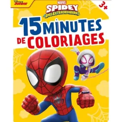 Spidey et ses amis extraordinaires - 15 minutes de coloriages - livre à colorier