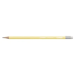 STABILO - Crayon à papier - HB - jaune pastel - embout gomme