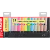 STABILO BOSS ORIGINAL - Pack de 15 surligneurs - couleurs assorties