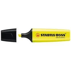 STABILO BOSS ORIGINAL - Pack de 4 Surligneur fluos - orange, jaune, vert, rose