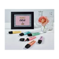 STABILO BOSS ORIGINAL Pastel - Pack de 6 surligneurs - couleurs assorties