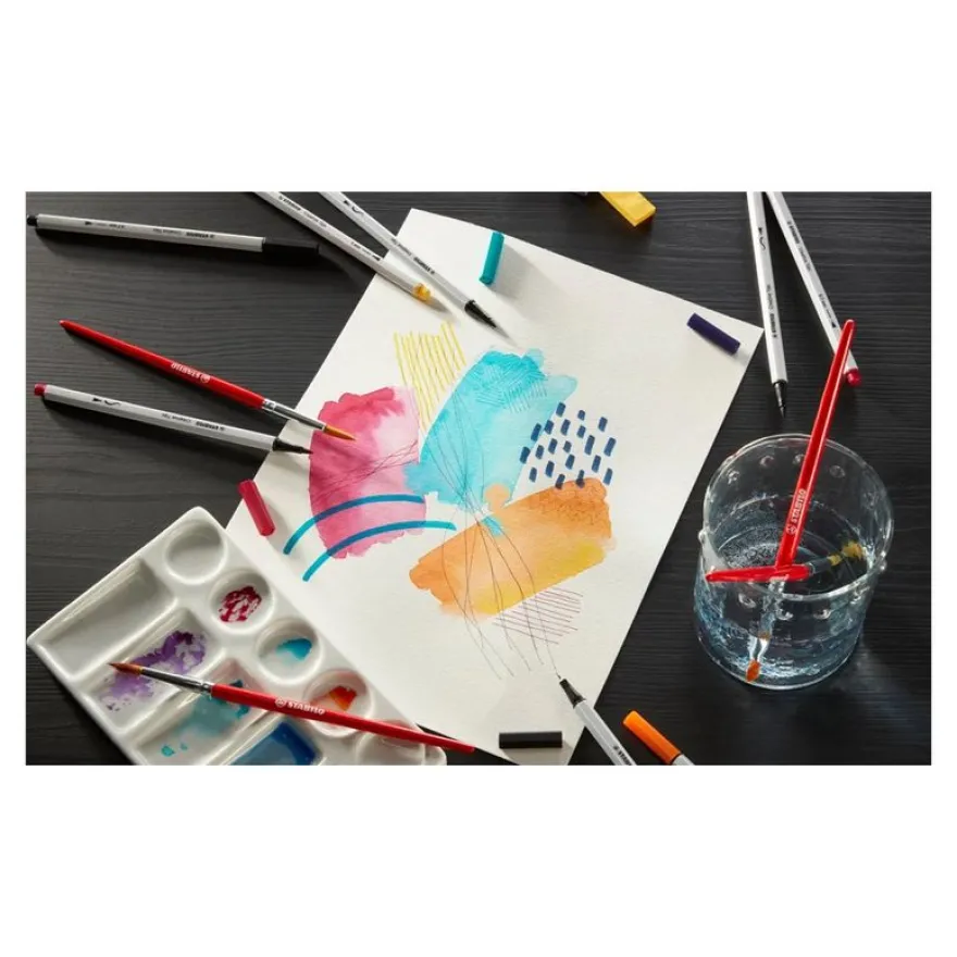 Stabilo Creative Tips Arty - Étui Carton 10 Stylos Feutres