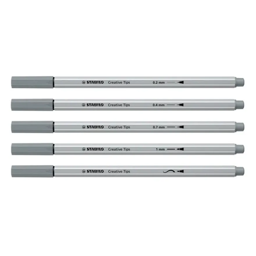 Stabilo Creative Tips Arty - Étui Carton 10 Stylos Feutres