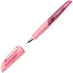 STABILO EASYbuddy Pastel - Stylo plume ergonomique pour gaucher - rouge