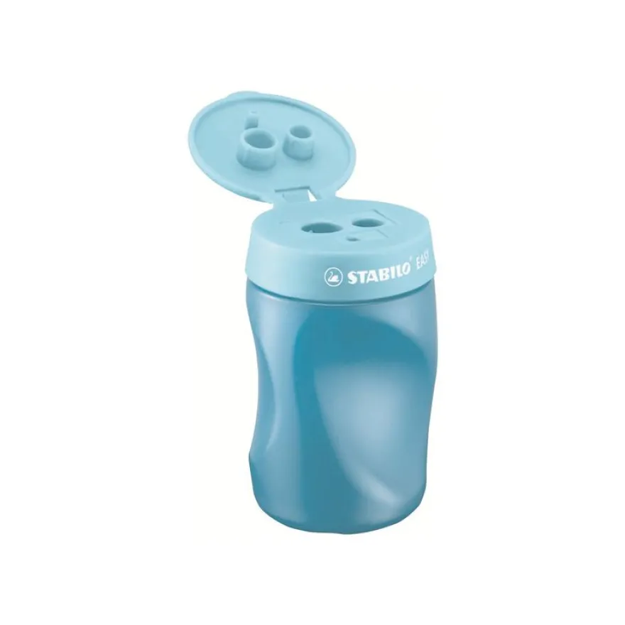 STABILO Easysharpener - Taille crayon - 3 trous - pour gaucher - bleu