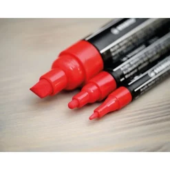 STABILO FREE - Pack de 3 marqueurs acryliques - noir - pointes mixtes