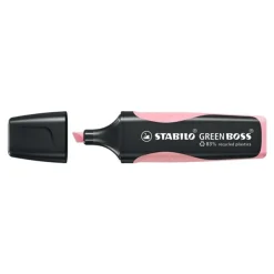 STABILO GREEN BOSS Pastel - Pack de 4 surligneurs - couleurs pastels assorties