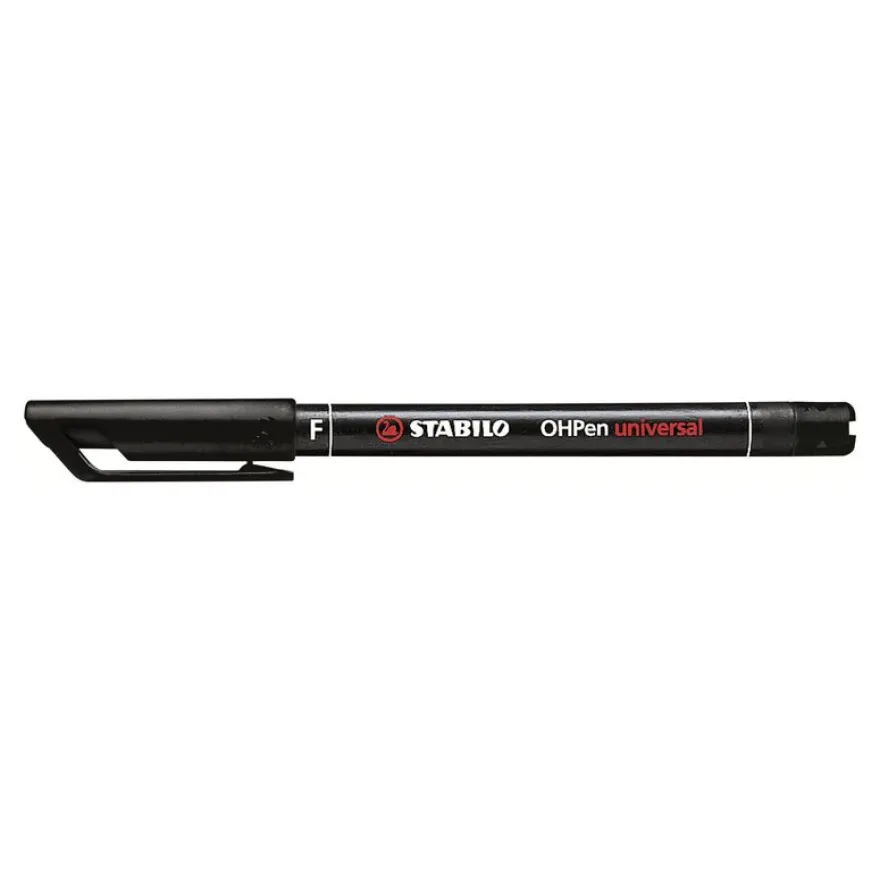 STABILO OHPEN - Marqueur permanent - pointe fine 0,7 mm - noir