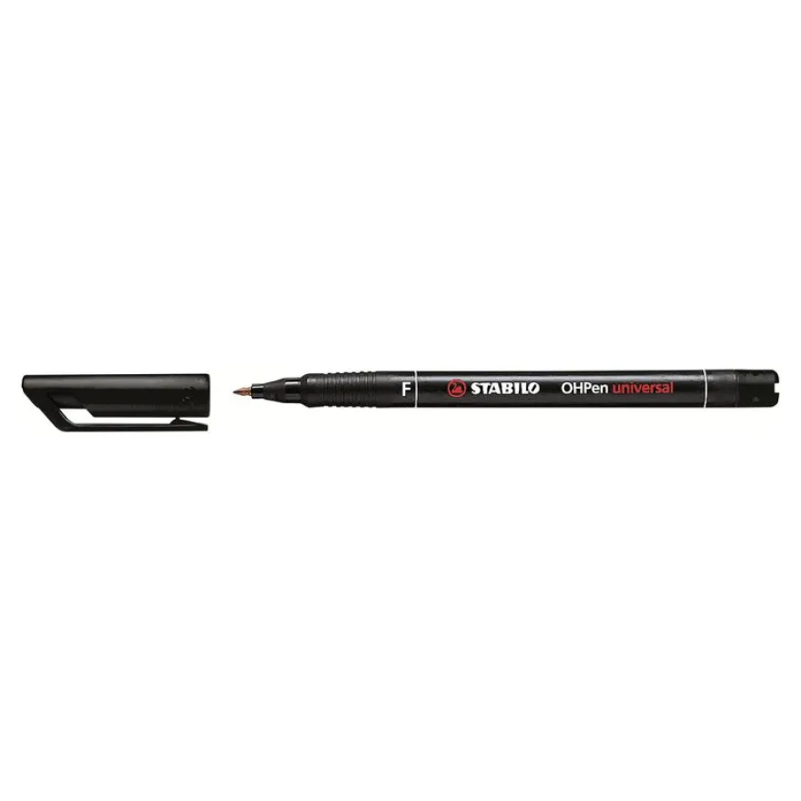 STABILO OHPEN - Marqueur permanent - pointe fine 0,7 mm - noir