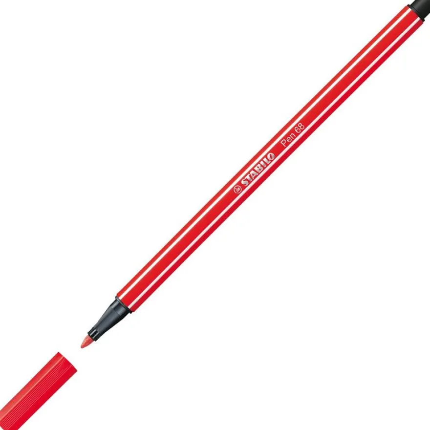 Stabilo Pen 68 - 15 Feutres - couleurs assorties dont 6 fluos
