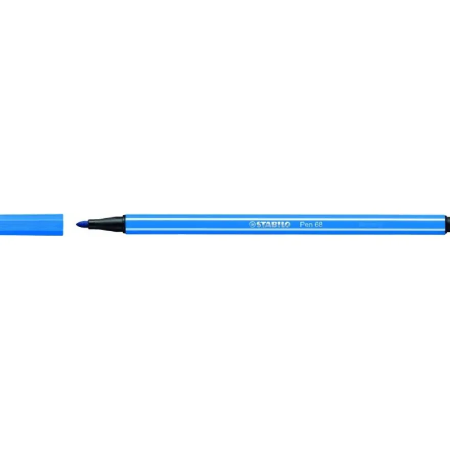 STABILO Pen 68 - Feutre pointe moyenne - bleu foncé