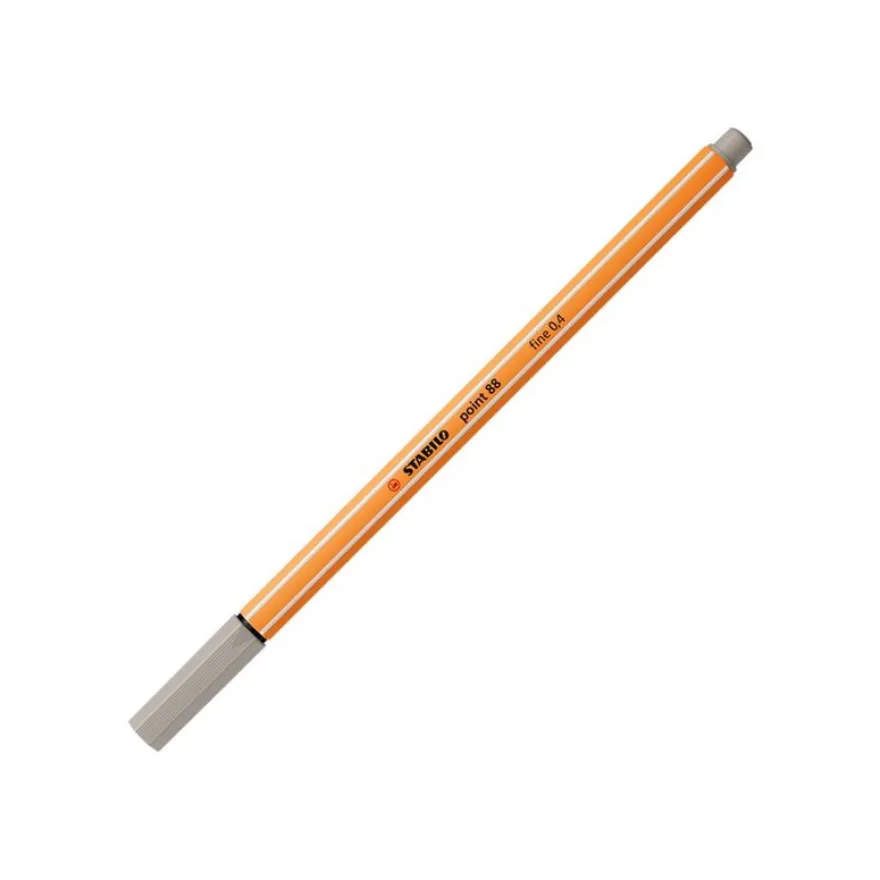 STABILO point 88 - Feutre fin - 0.4 mm - gris perle