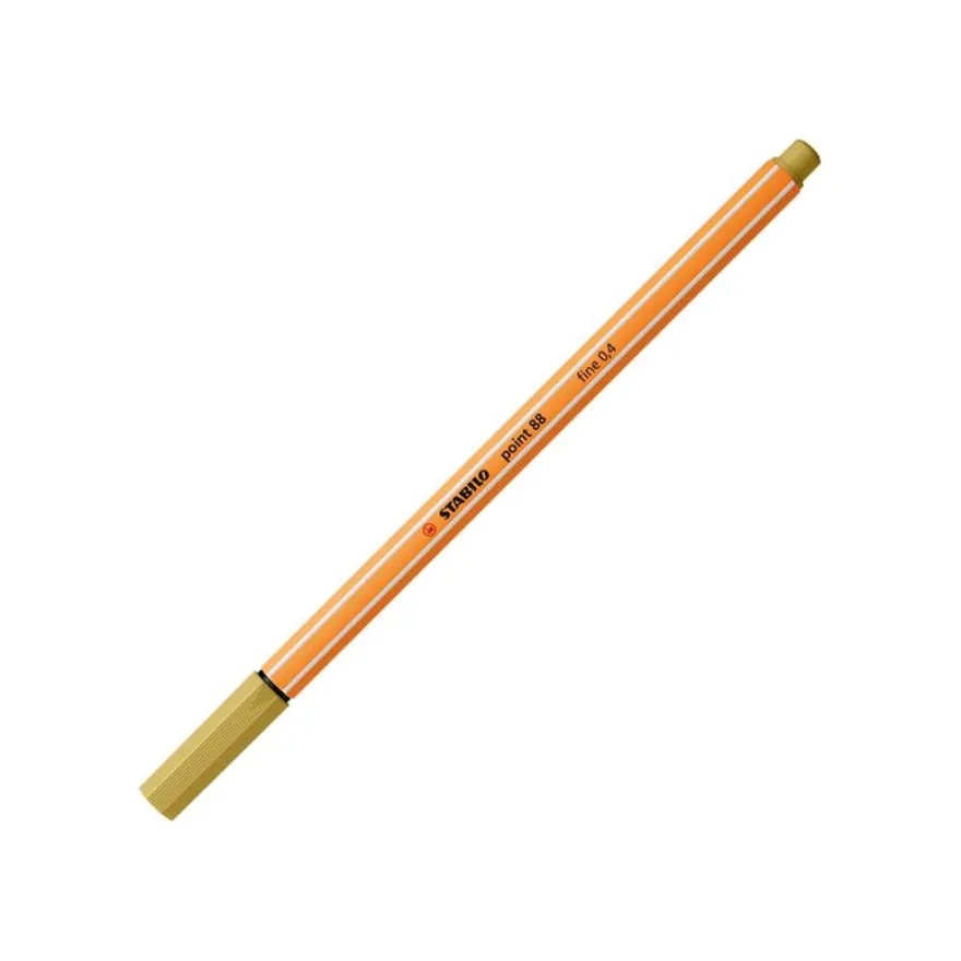 STABILO point 88 - Feutre fin - 0.4 mm - vert kaki