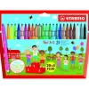 STABILO Trio A-Z - 24 Feutres dont 4 fluo - pointe moyenne