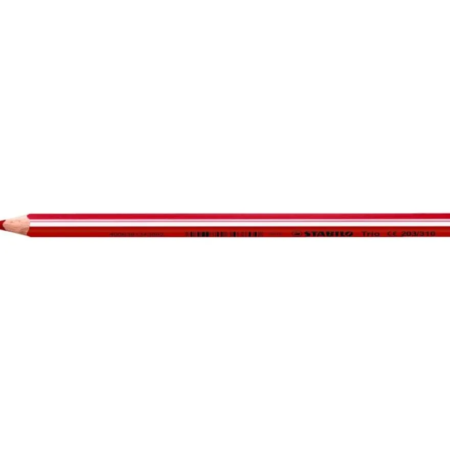 STABILO Trio thick - 12 crayons de couleur + 1 taille crayon