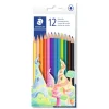 Staedtler - 12 crayons de couleur - corps hexagonal