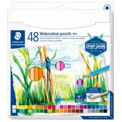 Staedtler Design Journey - 48 Crayons de couleur aquarellables