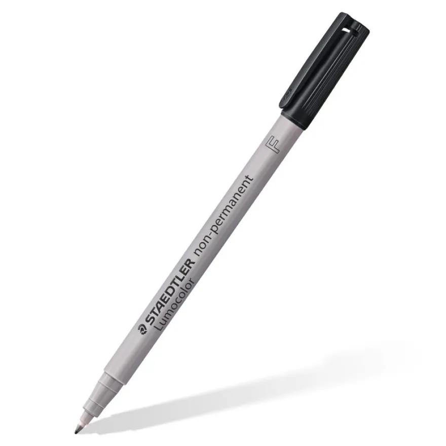 STAEDTLER LUMOCOLOR 316 - Marqueur non permanent - pointe fine - noir