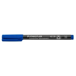 STAEDTLER LUMOCOLOR 317 - Marqueur permanent - pointe moyenne - bleu