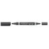 STAEDTLER LUMOCOLOR Duo - Marqueur permanent - double pointe fine et biseautée - noir