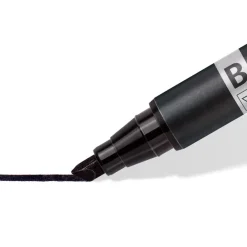 STAEDTLER LUMOCOLOR Duo - Marqueur permanent - double pointe fine et biseautée - noir