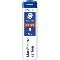 STAEDTLER Mars micro - Etui de 12 Mines pour porte mines - H - 0,5 mm