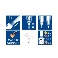 STAEDTLER Mars micro - Porte mines - B - 0,9 mm