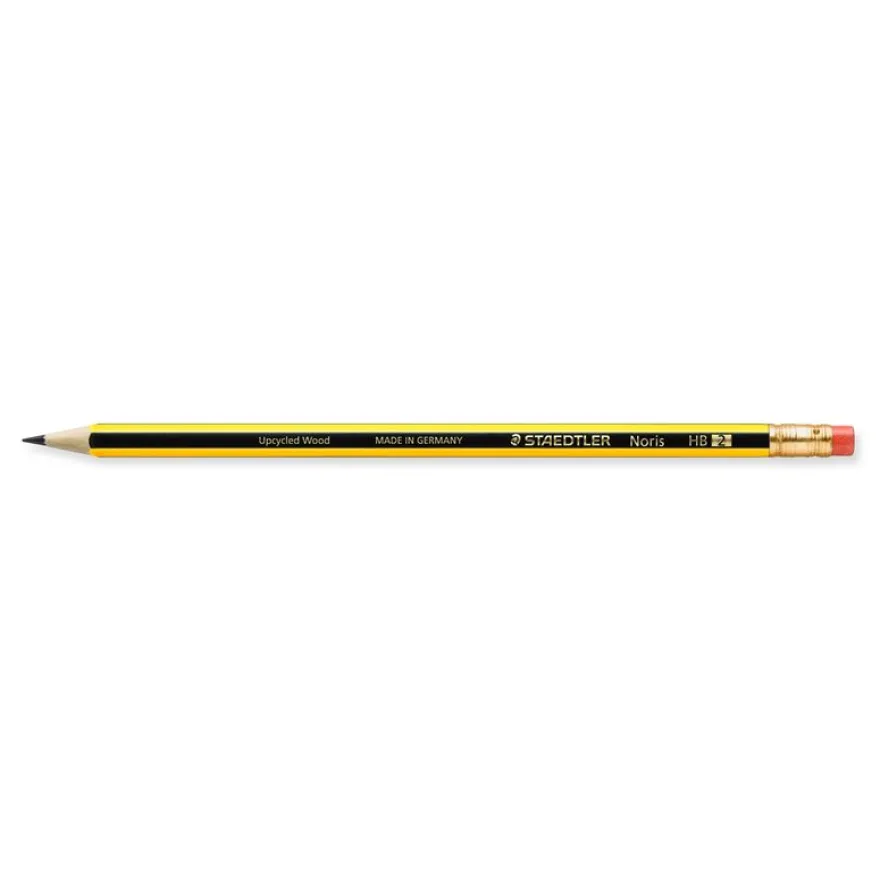 STAEDTLER Noris - Crayon à papier - HB - 2 mm - embout gomme