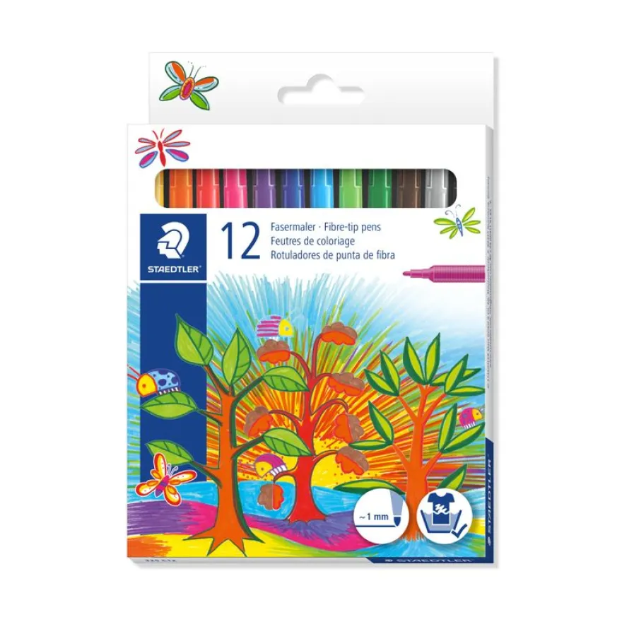 STAEDTLER Noris club - 12 Feutres - pointe moyenne