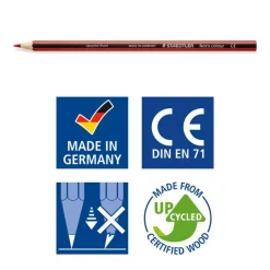 STAEDTLER Noris Color - 12 Crayons de couleur