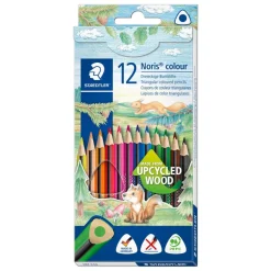 STAEDTLER Noris Design Journey - 12 Crayons de couleur - couleurs brillantes assorties