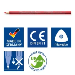STAEDTLER Noris Design Journey - 24 Crayons de couleur - couleurs brillantes assorties