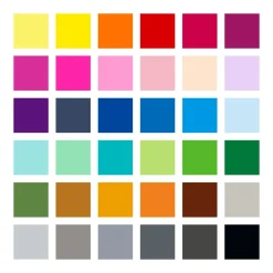 STAEDTLER Pigment brush 371 - 36 feutres pointe pinceau - couleurs assorties - encre Multi Ink intense