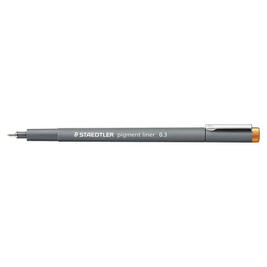 STAEDTLER pigment liner - Feutre fin - 0.3 mm - orange