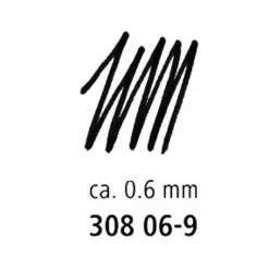 STAEDTLER pigment liner - Feutre fin - 0.6 mm - noir