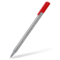 STAEDTLER triplus 334 - 4 feutres fins - 0.3 mm - noir. rouge. bleu. vert