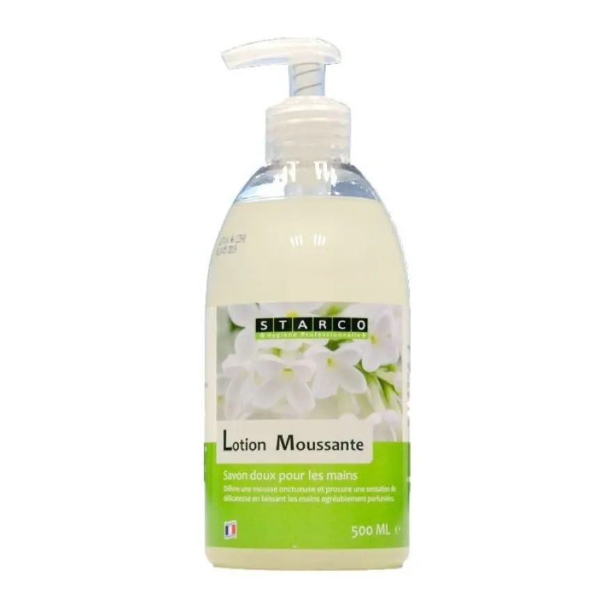 Starco - Flacon pompe lotion nacrée 500 ml - lavage des mains