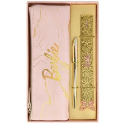 Stationery Set Barbie (stylo bille, règle, pochette en design Barbie)