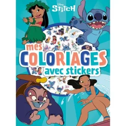 STITCH - Mes Coloriages avec stickers - Disney