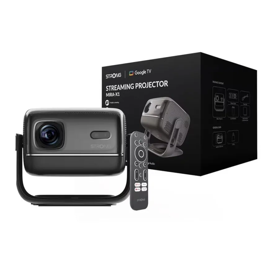 Strong MIRA x-1 -Vidéoprojecteur LCD sans fil - 500 ANSI lumens - Full HD (1920 x 1080) - Bluetooth 5.0