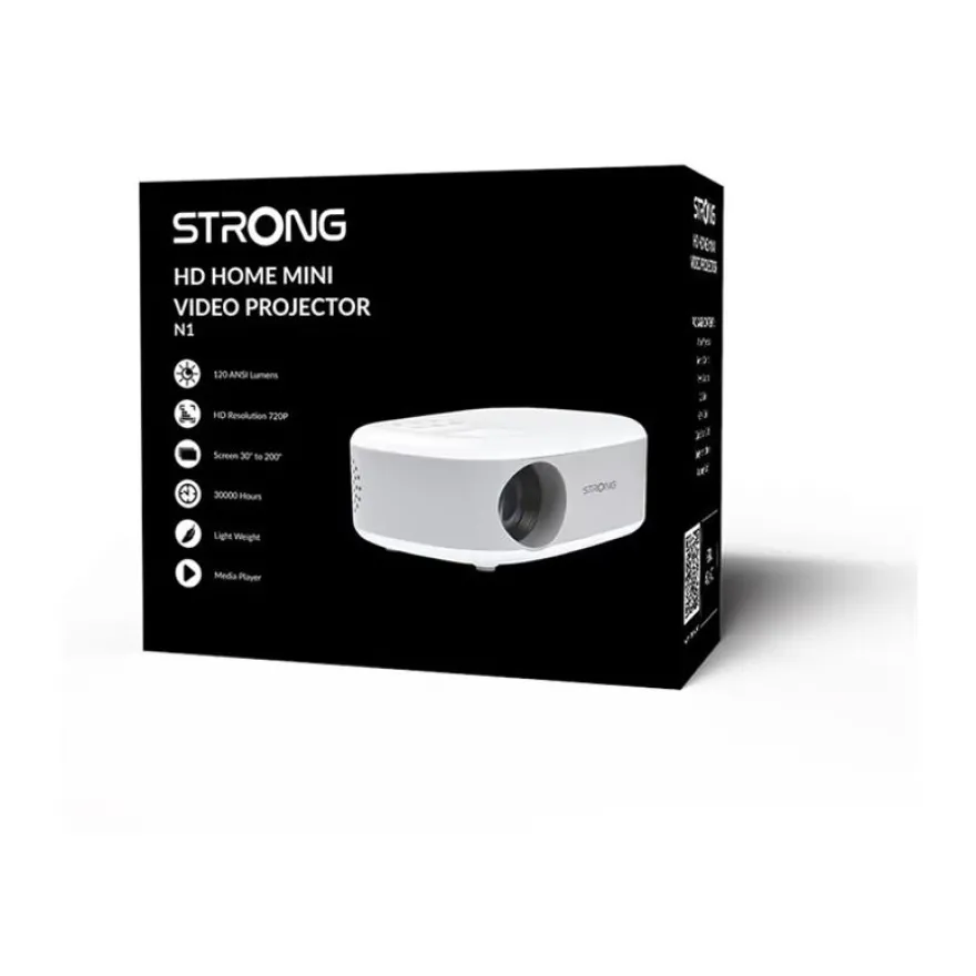 Strong N1 - Vidéoprojecteur - LED - portable - 120 ANSI lumens - 16:9 - blanc