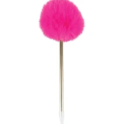 Styllo bille Pompon rose - Oberthur